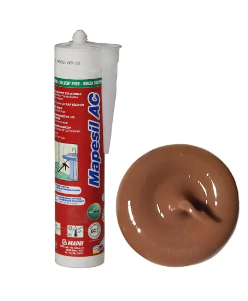 Герметик силиконовый Mapei Mapesil AC №144 шоколад 310 мл