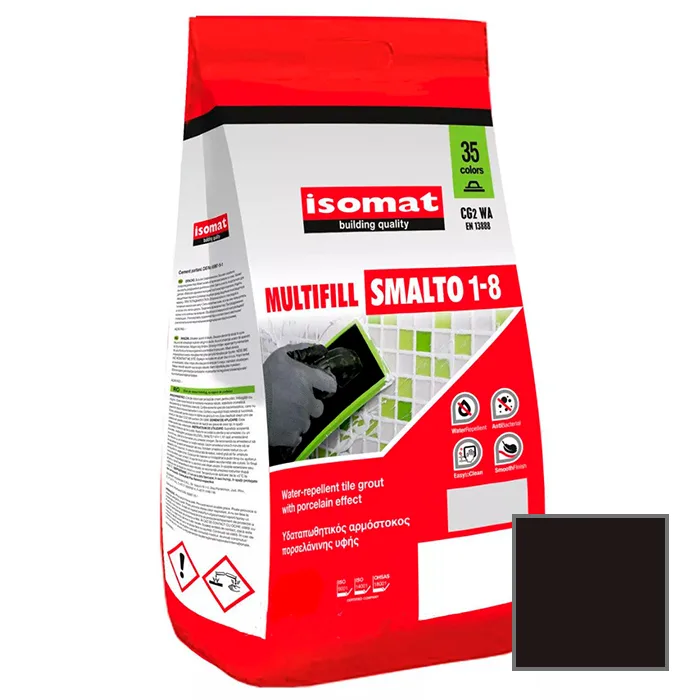 Затирка для плитки Isomat Multifill Smalto 1-8 №01 белый 2 кг
