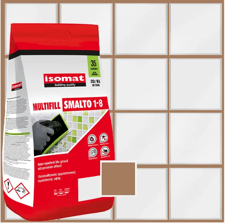 Затирка для плитки Isomat Multifill Smalto 1-8 №20 Марун 2 кг
