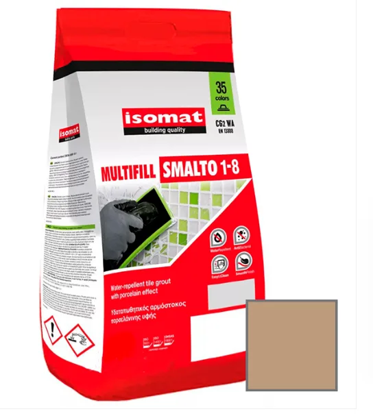 Затирка для плитки Isomat Multifill Smalto 1-8 №21 Карамель 2 кг