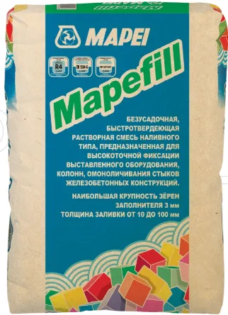 Смесь безусадочная для анкеровки и замоноличивания Мапей / Mapei Mapefill 25 кг