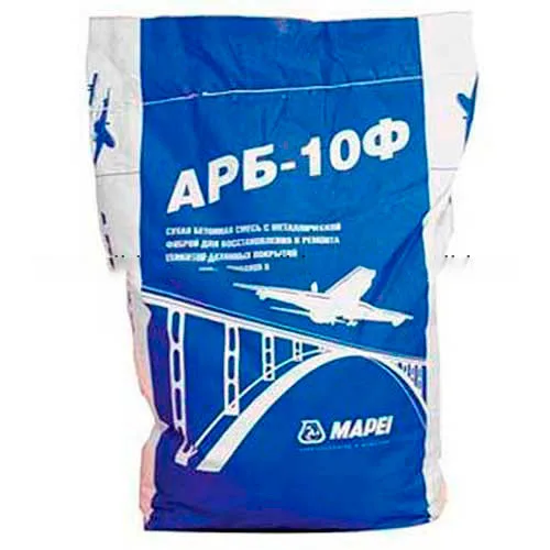 Смесь для ремонта бетона Мапей / Mapei ARB 10F (от 50 - 300 мм, не менее 75 МПа) 25 кг